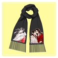 thumbnail image 2 of Anime Tian Guan Ci Fu silenciador de invierno Hua Cheng Xie Lian Cosplay cálido para hombres y mujeres mantener fuera el cuello frío en invierno acceso Fivean unisex, 2 of 2