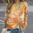 thumbnail image 2 of Sweatshirt For Womens Crewneck Simple Colored Ripple Hoodies Teen Girls Cute, 2 of 7