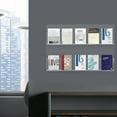 thumbnail image 2 of Acrylic Brochure Pamphlet Holder, Brochure Display Stand, Business Tri Fold Multi Slot Rack, Wall Mount Clear Pocket Brochure Holder for Storing Small Books (10 Pockets), 2 of 10