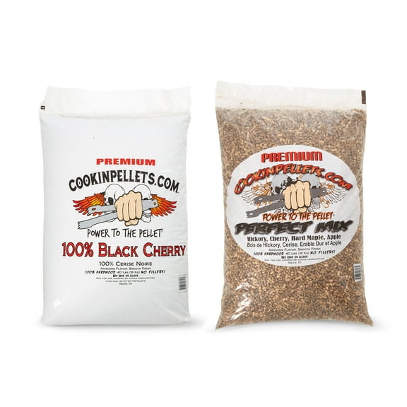 CookinPellets Perfect Mix Wood Pellets & Black Cherry Wood, 40 Lb Bags