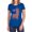 Royal, variant on Superman Old Glory Shield Women's T Shirt, Navy, X-Large