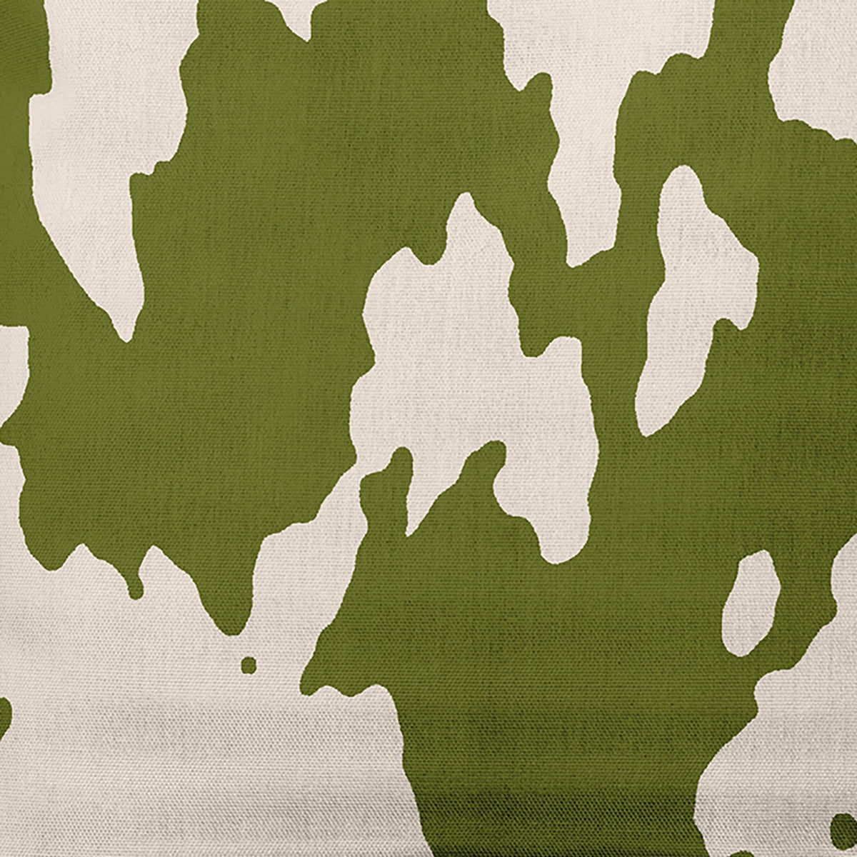 Simply Daisy 18" x 18" Moo Print Decorative Throw Pillow, Olive