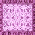 thumbnail image 1 of Ahgly Company Indoor Square Oriental Purple Traditional Area Rugs, 5' Square, 1 of 4