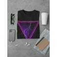 thumbnail image 3 of 1980 Triangles Lightning Bolts T-Shirt Men -Image by Shutterstock, Male Medium, 3 of 4