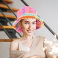 thumbnail image 4 of unbranded Sombrero Bucket De Poliéster Multicolor Para Mujer Con Estilo Vintage Y Protección El Frío, 4 of 6
