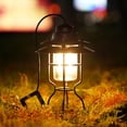 thumbnail image 2 of Linterna de camping vintage Lámpara de luz de tienda colgante recargable USB impermeable Labymos  Lámpara de batallón de rocío, 2 of 7