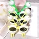 thumbnail image 5 of Sonducket Accesorios para fotos Gafas de sol de ojos grandes a prueba de agua Plástico Hip Pops Gafas de cumpleaños de moda Gafas a prueba de Lentes Amarillo, 5 of 6