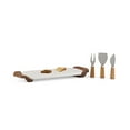 thumbnail image 3 of Nambe Chevron Cheese Tray w/ Knives MT1527, 3 of 5