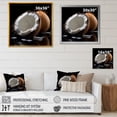 thumbnail image 4 of Designart "Coconut Contrast In Midnight Black" Fruits Wall Decor, 4 of 7