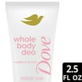 thumbnail image 4 of Dove Whole Body Deodorant pH Balancing Cream Raspberry & Rose Aluminum Free, 2.5oz ( 2 Pack ), 4 of 5
