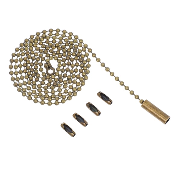 BEADCEST Extensor De Cadena Para Ventilador De En Marrón Oscuro Con Elegante Para Lámparas