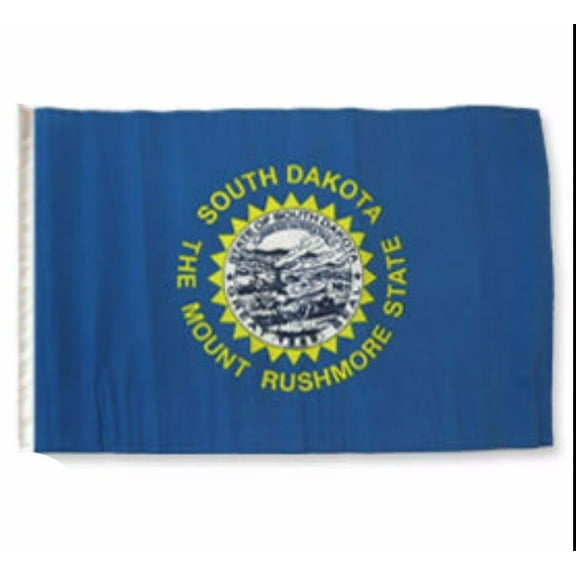 12x18 12"x18" State of South Dakota Sleeve Flag Boat Car Garden