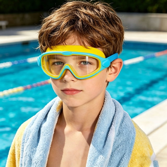 2026 Children'S Large And Fog Swimming Goggles Kids Swim Goggles For Kid Child 2 14