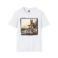 thumbnail image 3 of Road Bike German Shepherd Unisex Softstyle T-Shirt, 3 of 10