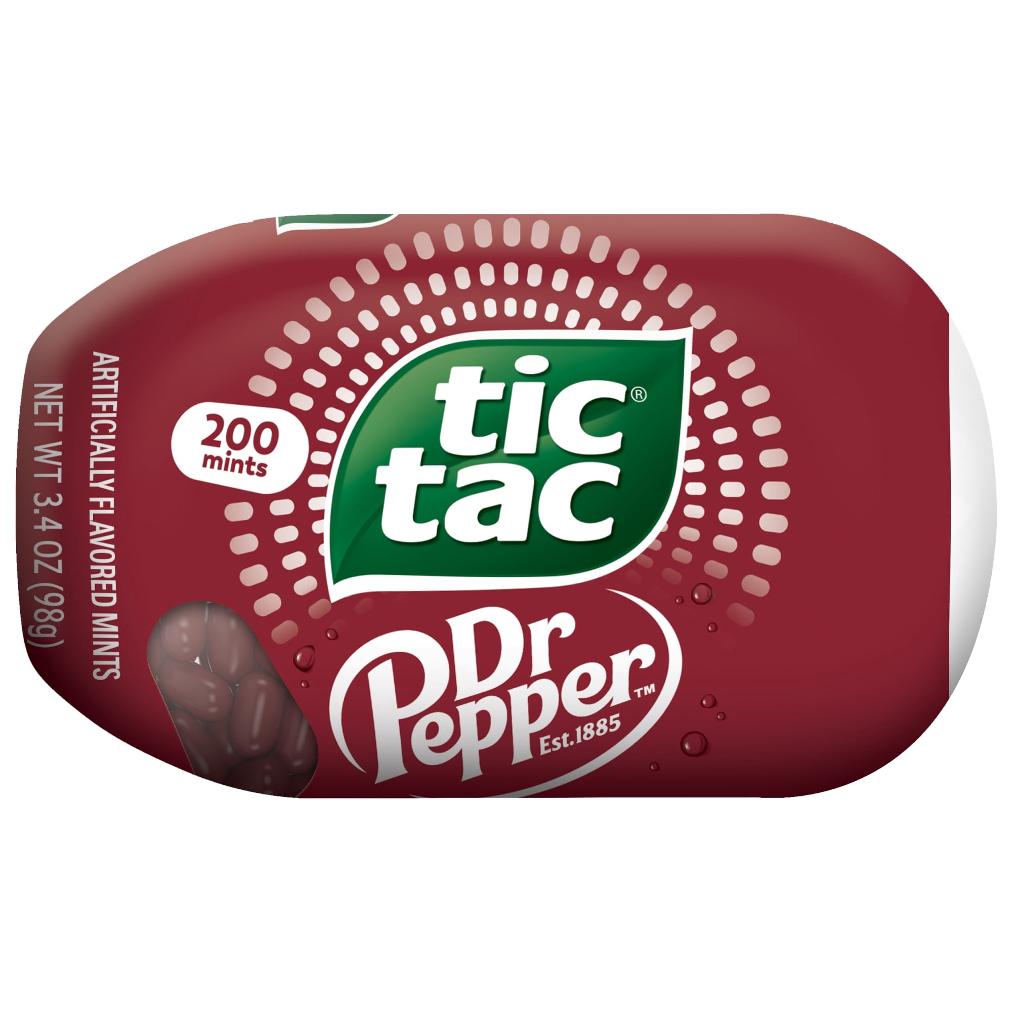 Tic Tac Dr Pepper, Pocket-sized Mints, Dr Pepper Flavored On-the-Go Refreshment,  3.4 oz