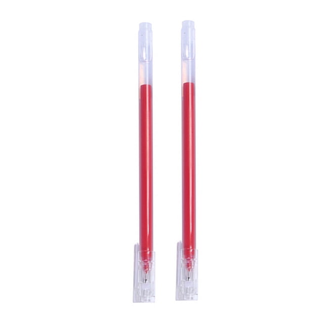 2Pcs Gel Ink Pen Smooth Writing, Comfort Grip Fine Point Signature Pen for Students Office Supplies, Large Capacity Ink