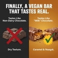 thumbnail image 4 of Dairy Free Crispy Chocolate Bar with Nougat – Vegan, Gluten Free, Kosher Parve Chocolate Candy Bar – Tastes Like Milk Chocolate – Choco Loco Snack Bars (6), 4 of 7