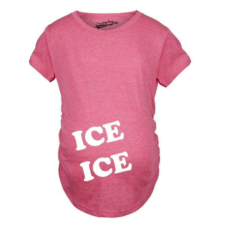 Maternity Ice Ice Pregnant Tee Novelty Baby Bump Pregnancy Announcement T shirt Maternity Ice Ice Pregnant Tee Novelty Baby Bump Pregnancy Announcement T shirt
