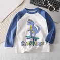thumbnail image 2 of HCNTES Toddler Boy Shirts Boys Girls Graphic Printed T-Shirt Crewneck Long Sleeve Tees, 2 of 4