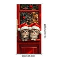 thumbnail image 4 of Christmas Door Curtain Door Cover Christmas Cat Door Cover Decorative Tapestry Holiday Party Door Curtain Tapestry Door Cover Christmas Party Decoration Event & Party Home Decor, 4 of 7