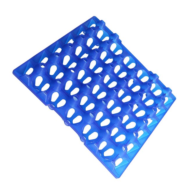 kurtrusly Conteneur d'Ufs de Ferme Robuste pour Transport Longue Distance Respirant et Facile à Transporter Bleu 29x29x5cm 1Set