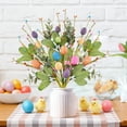 thumbnail image 5 of Easter Egg Bouquet, Artificial Floral Arrangement with Eggs for Easter Table Centerpiece Home Decor, Ready-to-Use Fade-Resistant Spring Decoration, 5 of 6