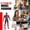 B, variant on Superhero‑Motif Glow‑in‑Dark Collectible Action Figure, 6.69" Premium ABS Stylized Figurine with Interchangeable Parts for Desktop & Display‑Case Showcase