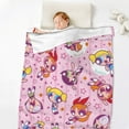 thumbnail image 5 of The Powerpuff Girls Anti-Pilling Flannel 32"X48" Super Soft Plush Air Condition Quilt Fluffy Warm Cozy Decorative Blankets, 5 of 7