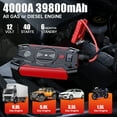 thumbnail image 5 of GPED Portable Car Jump Starter, 4000A Peak, 39800mAh Power Bank, 12V Auto Battery Booster, 8-in-1, 5 of 7