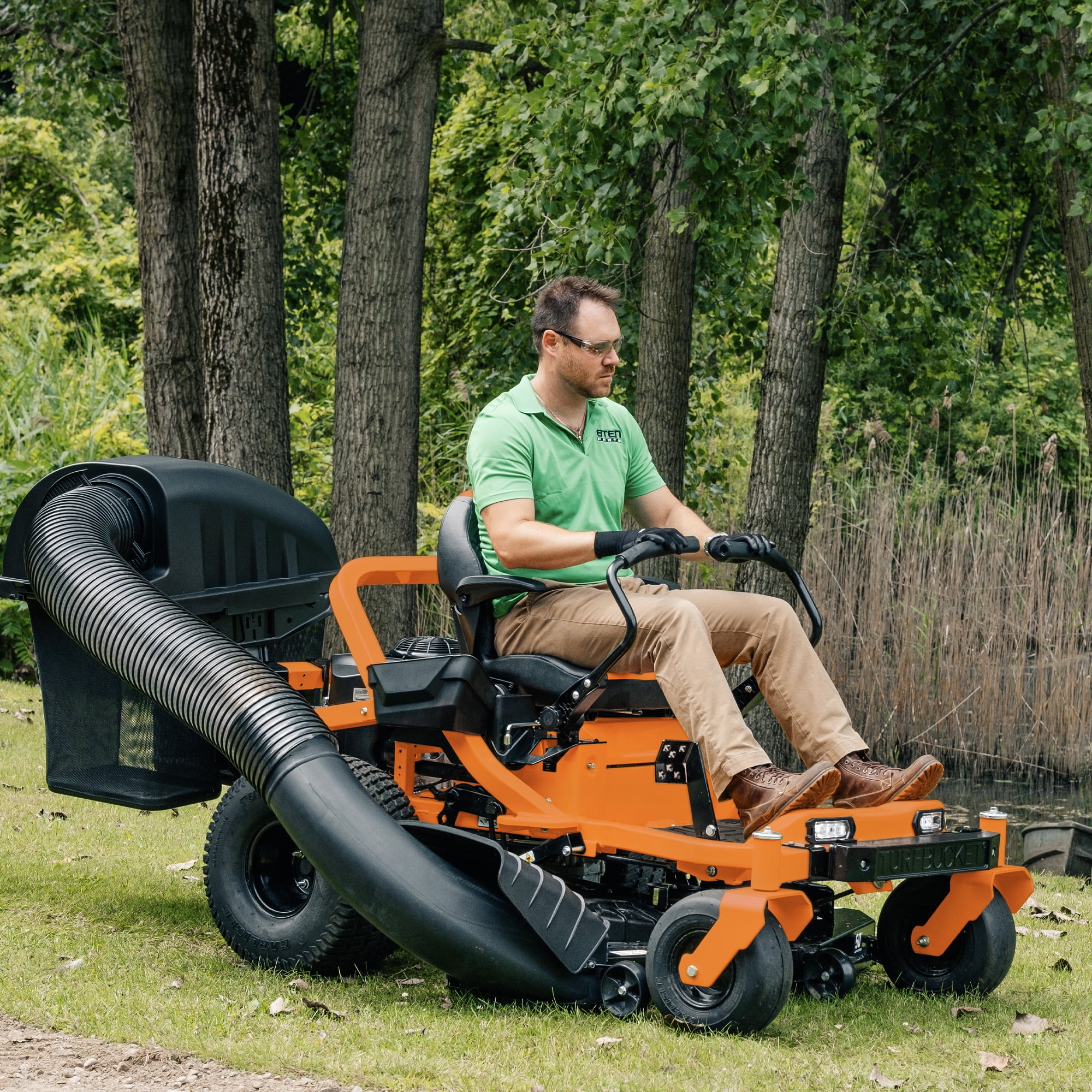 8TEN Grass Twin Bagger System for Husqvarna Z246 46-inch Cut Deck
