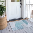 thumbnail image 6 of Addison Rugs Chantille Indoor/Outdoor Transitional Modern Teal Washable Rectangle Rug, 1'8" x 2'6", 6 of 6