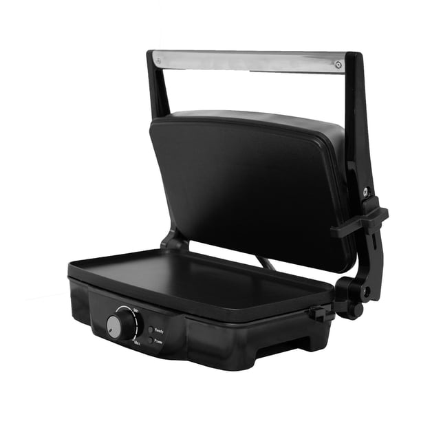 Prensa eléctrica de acero inoxidable IMUSA de 1200 W para panini