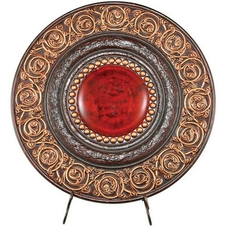 OK Lighting Ruby Decorative Plate