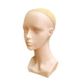 thumbnail image 5 of FITYLE Manikin Head Cosmetology Doll Face Head with Shoulder .Female Bald Mannequin Head for s Necklace .Beauty School Sunglasses, 5 of 9