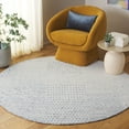 thumbnail image 2 of SAFAVIEH Ebony Thurstan Geometric Area Rug, Ivory/Blue, 6' x 6' Round, 2 of 10