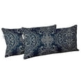 thumbnail image 2 of VargottamIndoor/OutdoorPolyester FabricLumbarPillowCover,All-Weather Waterproof Rectangular Cushion Case for Patio Furniture,12" x 18"Set of 2 -Moroccan-68, 2 of 6