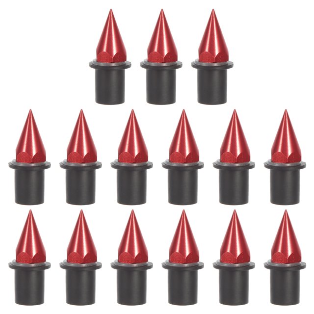 Motocicleta Carenado Pernos Parabrisas M5 Tornillos Pernos Rojo - 45uds