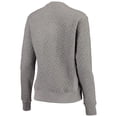 thumbnail image 4 of Women's Pressbox Heather Charcoal North Carolina Tar Heels Moose Quilted Pullover Sweatshirt, 4 of 4