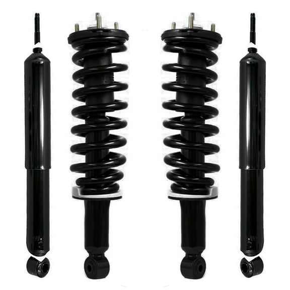 Unity Automotive Front & Rear Complete Strut Assembly Shock Kit Fits 2001-2007 Toyota Sequoia, 4-11381-254090-001