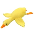 thumbnail image 2 of Biplut 50/90cm Giant Goose Pillow Fluffy Elastic Sleeping Pillow Cartoon Animal Plushies Bed Decor Lovely Removable And Washable Stuffed Goose Doll Toy Christmas Valentine's Day Gifts, 2 of 13