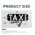 Taxi Light, Taxi LED Sign Decor, Taxi LED Light Logo, Flashing Hook on