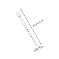 thumbnail image 2 of TABLZONE 1Set Professional 8 Hole Plastic Clarinet Musical Instrument White Lightweight ABS, 2 of 8