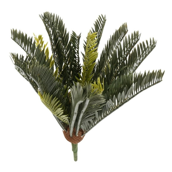 Tropical Plants Artificial Palm Tree Plastic Palm Leaves Green Monstera Fake Coconut Leafs for Home Office Wedding Decor