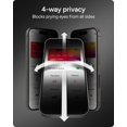 thumbnail image 4 of Privacy 360 Screen Protector for iPhone 16 Pro Max – 4-Way Privacy, Ultra-Strong Tempered Glass, 5X Stronger, 4 of 6