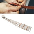 thumbnail image 3 of Equal Distance Measuring Ruler, Practical Portable Stainless Steel Equidistant Ruler High Accuracy Equal Distance Measuring Ruler for Equal Space Divider Leather Belt, 3 of 7