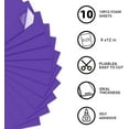 thumbnail image 6 of Self Adhesive Eva Foam Sheets, Purple 9x12 Inch 2mm Sticky Foam Paper for Halloween Crafts Cardmaking Photo Frames Classroom Scrapbooking Christmas (Purple 10 Sheets), 6 of 7