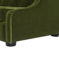 thumbnail image 4 of Jennifer Taylor Home Robin 35" Tufted Wingback Pet Sofa Bed, Medium, Olive Green Performance Velvet, 4 of 8