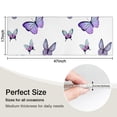 thumbnail image 5 of Purple Flower Butterfly Pattern Kitchen Rug Mat,Kitchen Runner Rugs Non Skid Washable,Decorative Kitchen Floor Mats for Kitchen,Sink,Laundry,17"X47", 5 of 5