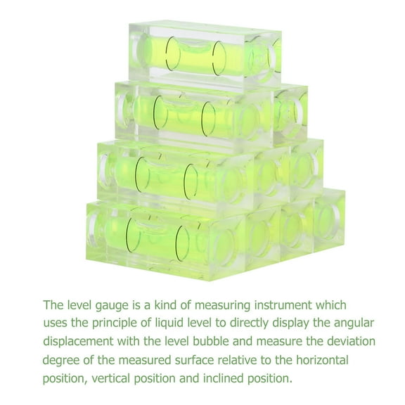 NICEXMAS 10pcs Mini Bubble Level Portable Strip Line Level For Woodworking And Carvings For Accurate Measurements