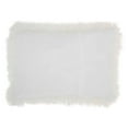 thumbnail image 5 of Nourison Yarn Shimmer Shag Decorative Throw Pillow, 14" x 20", Cream, 5 of 11